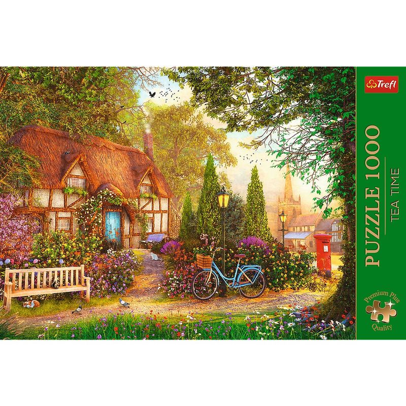 Jucarii, Copii si Bebe - Jucarii si jocuri - Jocuri si puzzle - Puzzle - Puzzle Trefl 1000 premium plus tea time cabana cu stuf - Infinity.ro