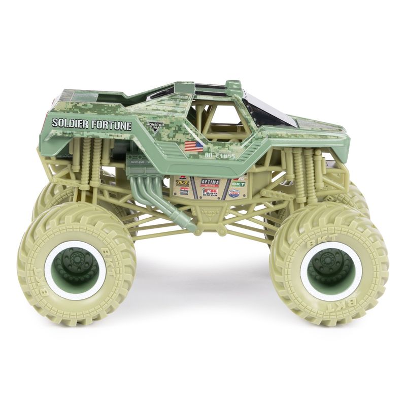 Jucarii, Copii si Bebe - Jucarii si jocuri - Vehicule si jucarii cu telecomanda - Masinute - Monster jam masinuta metalica soldier fortune scara 1:24 - Infinity.ro