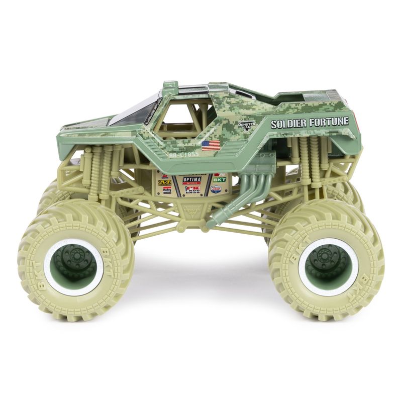 Jucarii, Copii si Bebe - Jucarii si jocuri - Vehicule si jucarii cu telecomanda - Masinute - Monster jam masinuta metalica soldier fortune scara 1:24 - Infinity.ro