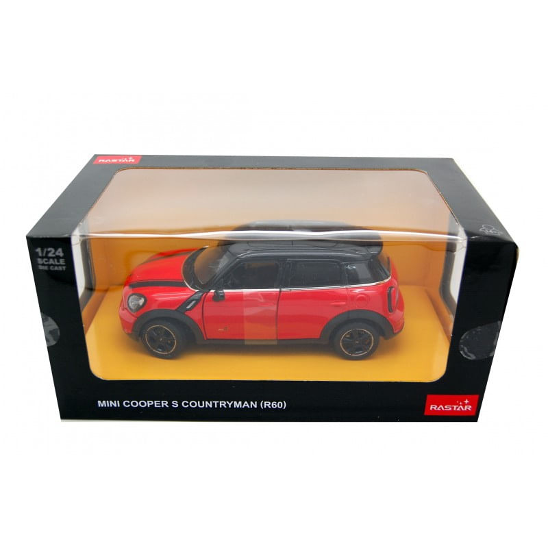Jucarii, Copii si Bebe - Jucarii si jocuri - Vehicule si jucarii cu telecomanda - Masinute - Masinuta metalica minicooper rosu scara 1 la 24 - Infinity.ro