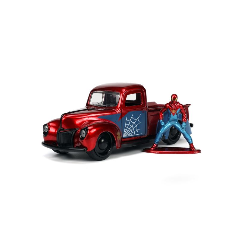 Jucarii, Copii si Bebe - Jucarii si jocuri - Vehicule si jucarii cu telecomanda - Masinute - Jada marvel set masinuta metalica ford pick up scara 1:32 si figurina metalica spider man - Infinity.ro
