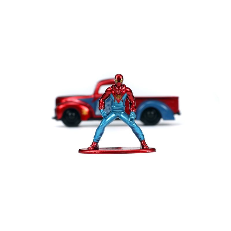 Jucarii, Copii si Bebe - Jucarii si jocuri - Vehicule si jucarii cu telecomanda - Masinute - Jada marvel set masinuta metalica ford pick up scara 1:32 si figurina metalica spider man - Infinity.ro