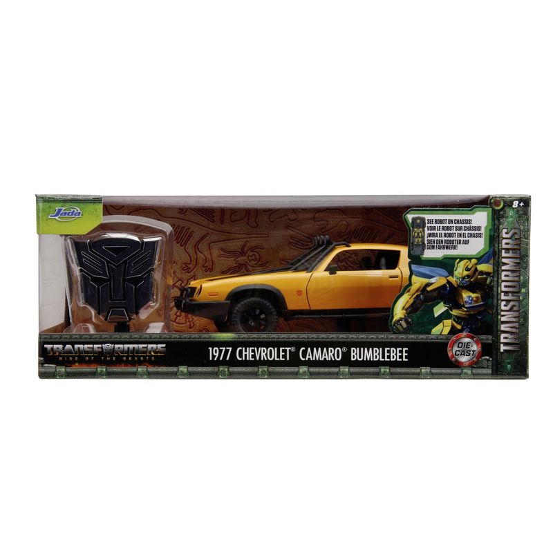 Jucarii, Copii si Bebe - Jucarii si jocuri - Vehicule si jucarii cu telecomanda - Masinute - Jada transformers masinuta metalica bumblebee chevrolet camaro 1:24 - Infinity.ro