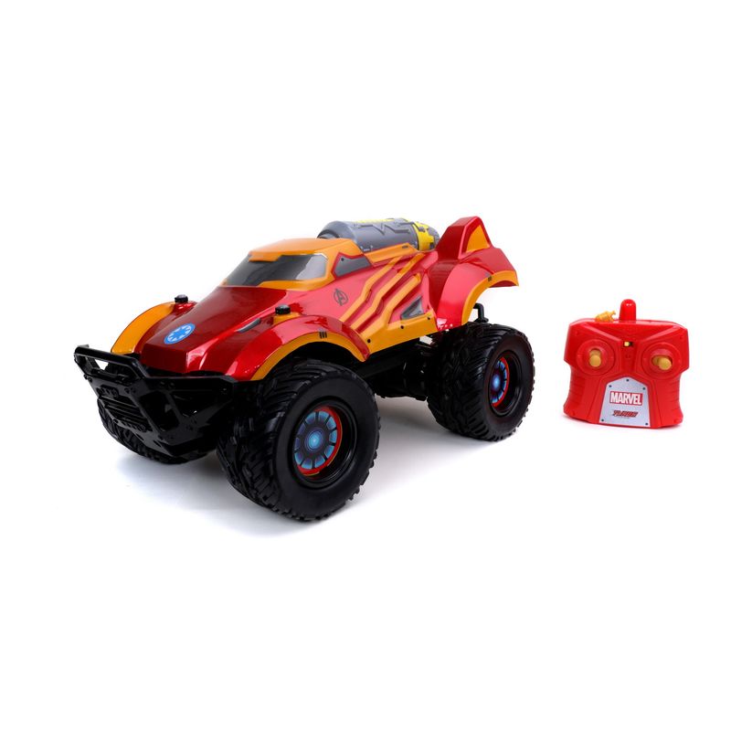Jucarii, Copii si Bebe - Jucarii si jocuri - Vehicule si jucarii cu telecomanda - Masinute - Masinuta cu telecomanda marvel rc iron thruster scara 1:14 - Infinity.ro