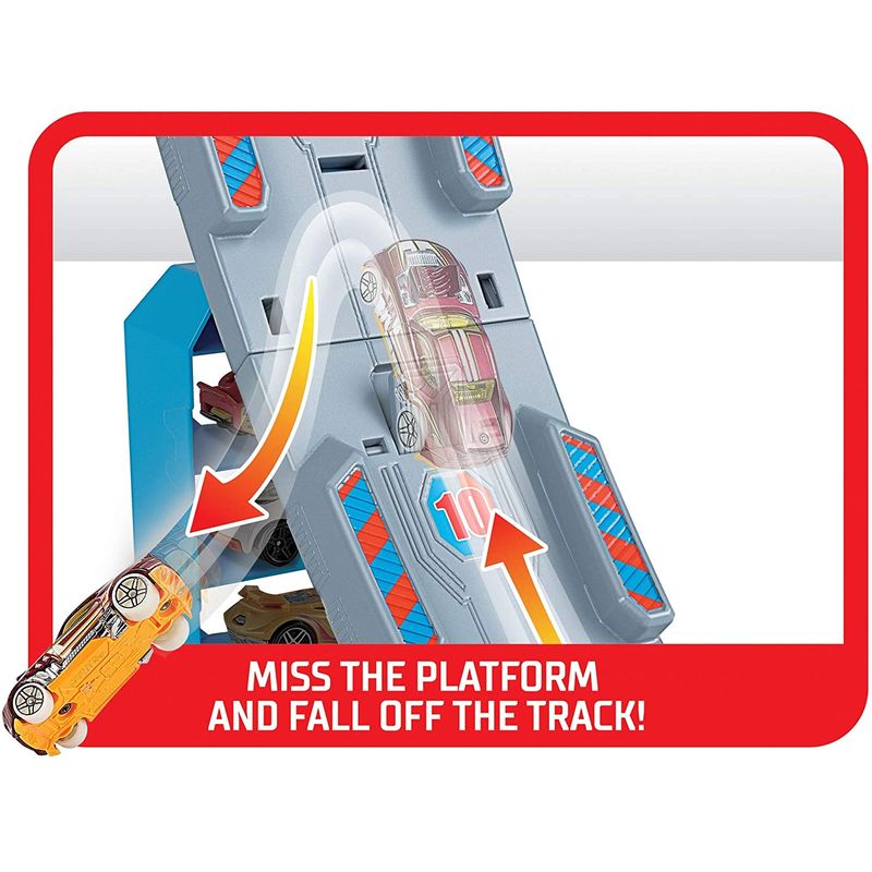 Jucarii, Copii si Bebe - Jucarii si jocuri - Vehicule si jucarii cu telecomanda - Masinute - Hot wheels lansator cu masinuta power up the hill - Infinity.ro