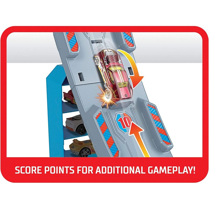 Jucarii, Copii si Bebe - Jucarii si jocuri - Vehicule si jucarii cu telecomanda - Masinute - Hot wheels lansator cu masinuta power up the hill - Infinity.ro