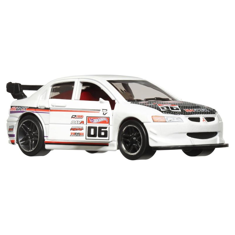 Jucarii, Copii si Bebe - Jucarii si jocuri - Vehicule si jucarii cu telecomanda - Masinute - Hot wheels masinuta metalica cu sistem pull back lancer evolution ix scara 1:43 - Infinity.ro