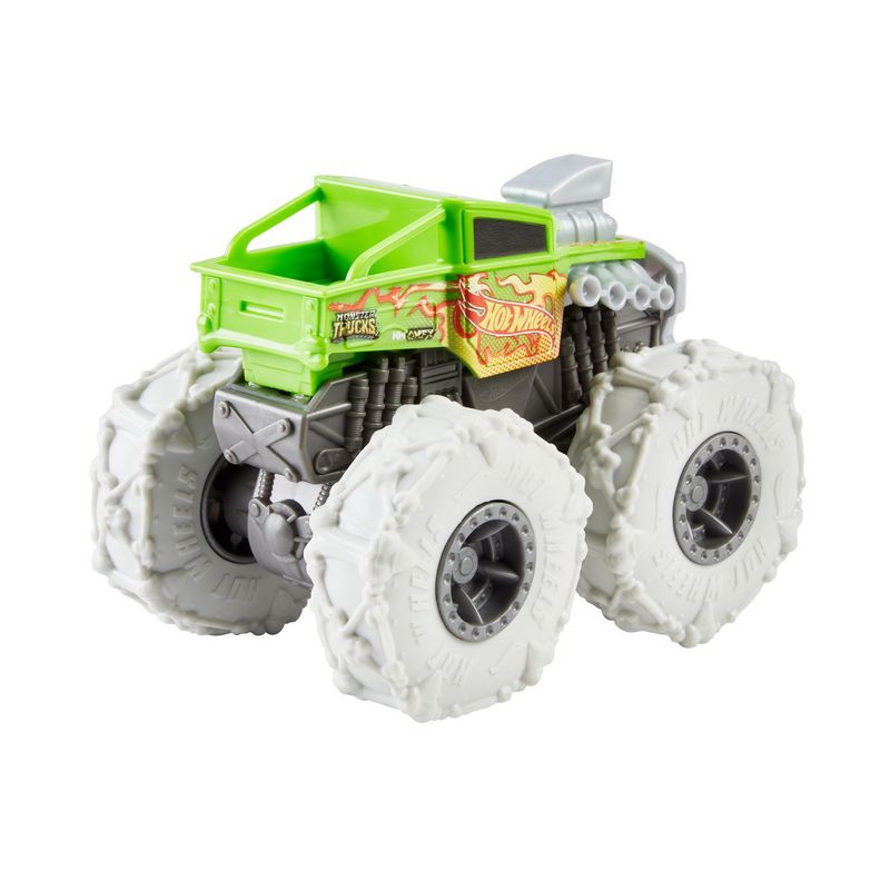 Jucarii, Copii si Bebe - Jucarii si jocuri - Vehicule si jucarii cu telecomanda - Masinute - Hot wheels monster truck masinuta twister tredz bone shaker scara 1:43 - Infinity.ro