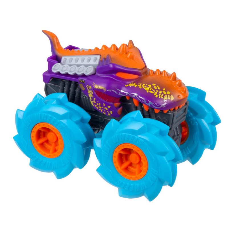 Jucarii, Copii si Bebe - Jucarii si jocuri - Vehicule si jucarii cu telecomanda - Masinute - Hot wheels monster truck masinuta twister tredz mega wrex albastru scara 1:43 - Infinity.ro