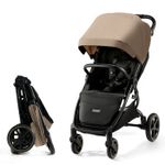 Jucarii, Copii si Bebe - Carucioare si articole de transport - Carucioare - Carucioare sport - Carucior sport, ultra compact, Kinderkraft mitzy, 0-22 kg, linen beige - Infinity.ro