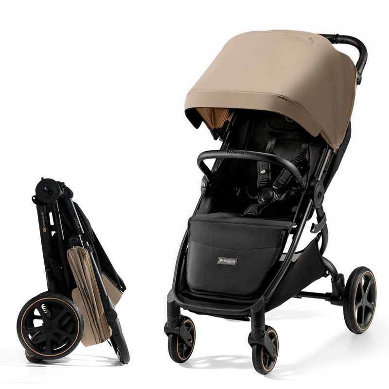 Jucarii, Copii si Bebe - Carucioare si articole de transport - Carucioare - Carucioare sport - Carucior sport, ultra compact, Kinderkraft mitzy, 0-22 kg, linen beige - Infinity.ro