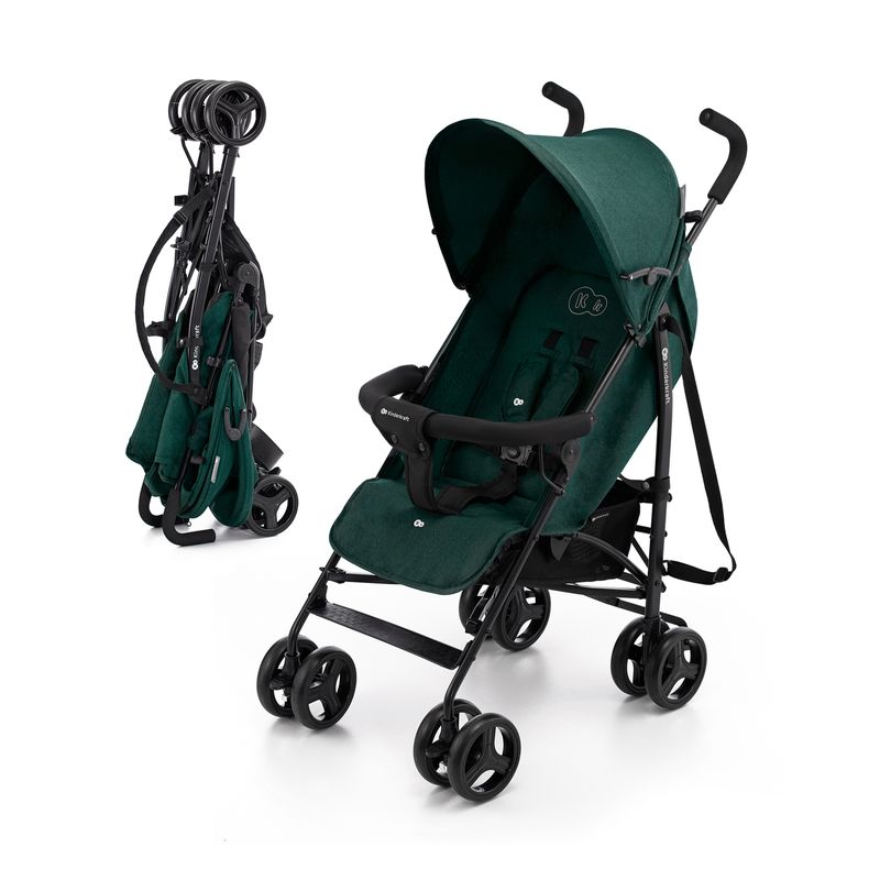 Jucarii, Copii si Bebe - Carucioare si articole de transport - Carucioare - Carucioare sport - Carucior sport Kinderkraft tik, tip umbrela, green forest - Infinity.ro