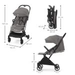 Jucarii, Copii si Bebe - Carucioare si articole de transport - Carucioare - Carucioare sport - Carucior sport kinderkraf indy2, cozy grey - Infinity.ro