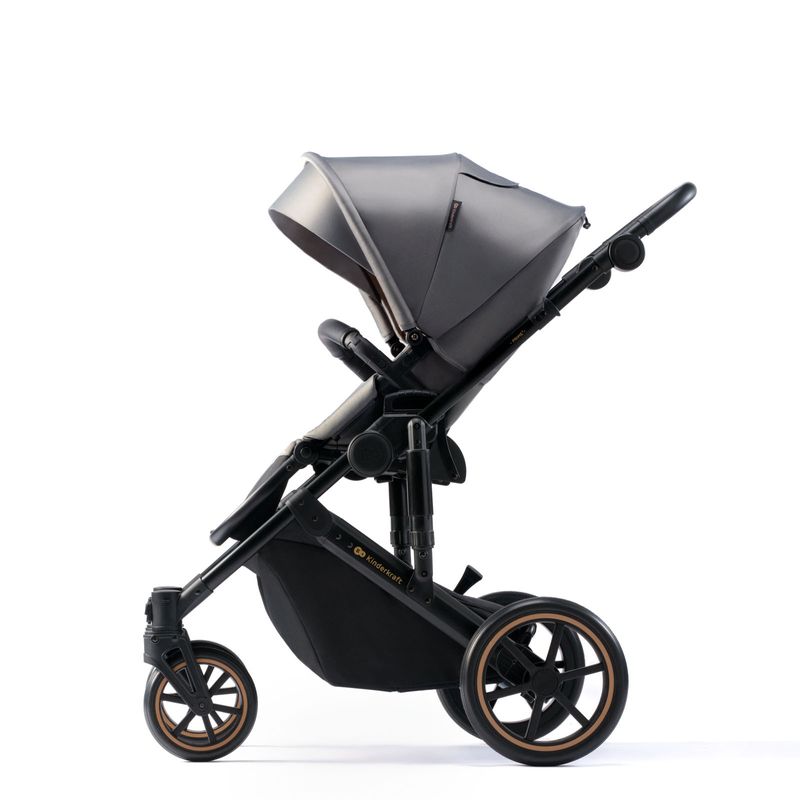 Jucarii, Copii si Bebe - Carucioare si articole de transport - Carucioare - Carucioare 2 in 1 - Carucior 2 in 1 Kinderkraft prime 2, shadow grey - Infinity.ro