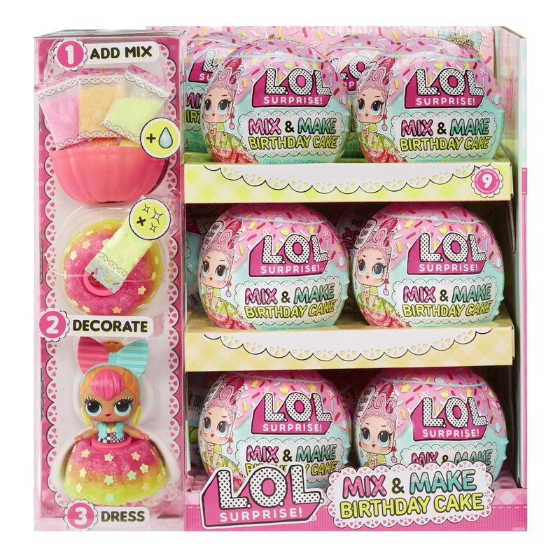 Jucarii, Copii si Bebe - Jucarii si jocuri - Papusi si accesorii - Papusi - L.O.L. Surprise! mix&make birthday cake papusa tots - Infinity.ro