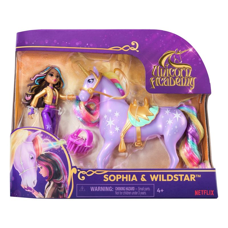 Jucarii, Copii si Bebe - Jucarii si jocuri - Papusi si accesorii - Papusi - Unicorn academy set unicorn wildstar si papusa sophia - Infinity.ro