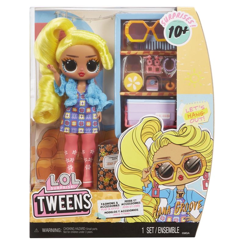 Jucarii, Copii si Bebe - Jucarii si jocuri - Papusi si accesorii - Papusi - L.O.L. Surprise! tweens papusa fashionista hana groove cu surprize - Infinity.ro