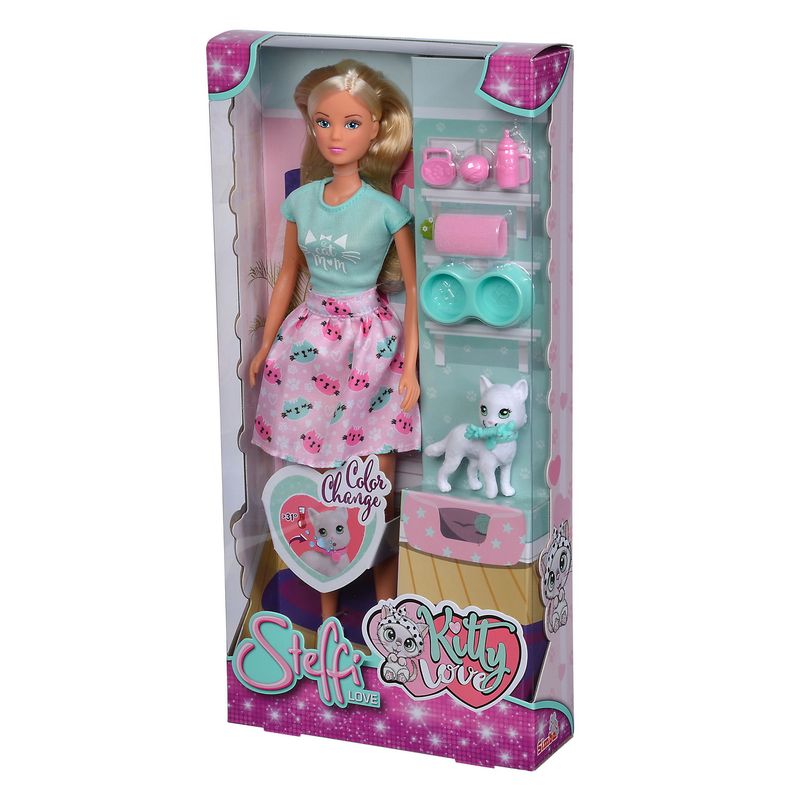 Jucarii, Copii si Bebe - Jucarii si jocuri - Papusi si accesorii - Papusi - Papusa Steffi love kitty love - Infinity.ro