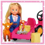 Jucarii, Copii si Bebe - Jucarii si jocuri - Papusi si accesorii - Papusi - Papusa evi love cu tractor - Infinity.ro