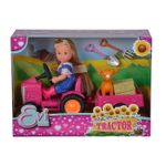 Jucarii, Copii si Bebe - Jucarii si jocuri - Papusi si accesorii - Papusi - Papusa evi love cu tractor - Infinity.ro