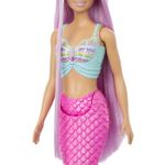 Jucarii, Copii si Bebe - Jucarii si jocuri - Papusi si accesorii - Papusi - Barbie papusa sirena cu par mov si coada roz - Infinity.ro