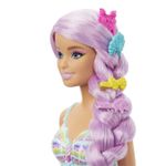 Jucarii, Copii si Bebe - Jucarii si jocuri - Papusi si accesorii - Papusi - Barbie papusa sirena cu par mov si coada roz - Infinity.ro