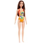 Jucarii, Copii si Bebe - Jucarii si jocuri - Papusi si accesorii - Papusi - Papusa Barbie satena cu costum de baie portocaliu - Infinity.ro