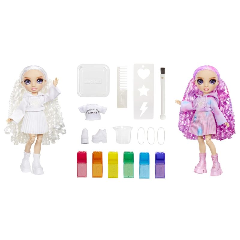 Jucarii, Copii si Bebe - Jucarii si jocuri - Papusi si accesorii - Papusi - Rainbow high watercolor create papusa ochi mov - Infinity.ro