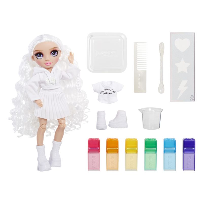Jucarii, Copii si Bebe - Jucarii si jocuri - Papusi si accesorii - Papusi - Rainbow high watercolor create papusa ochi mov - Infinity.ro