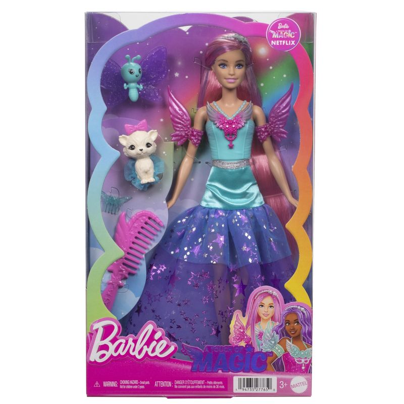 Jucarii, Copii si Bebe - Jucarii si jocuri - Papusi si accesorii - Papusi - Barbie a touch of magic papusa Barbie zana - Infinity.ro