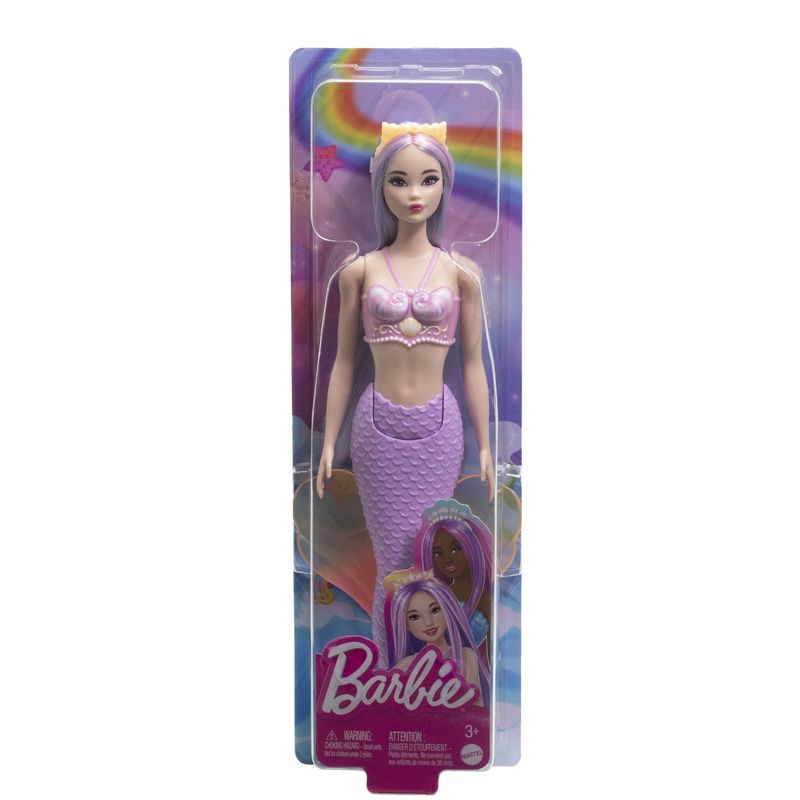 Jucarii, Copii si Bebe - Jucarii si jocuri - Papusi si accesorii - Papusi - Barbie dreamtopia papusa sirena cu par mov si coada mov - Infinity.ro