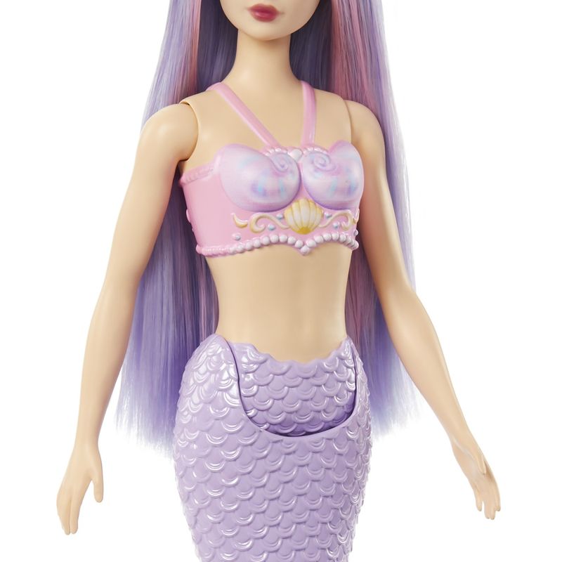 Jucarii, Copii si Bebe - Jucarii si jocuri - Papusi si accesorii - Papusi - Barbie dreamtopia papusa sirena cu par mov si coada mov - Infinity.ro