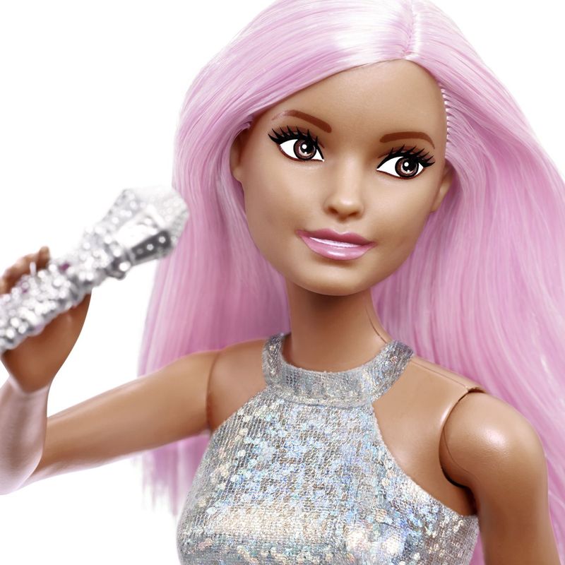 Jucarii, Copii si Bebe - Jucarii si jocuri - Papusi si accesorii - Papusi - Barbie papusa Barbie you can be set Barbie star pop si microfon - Infinity.ro