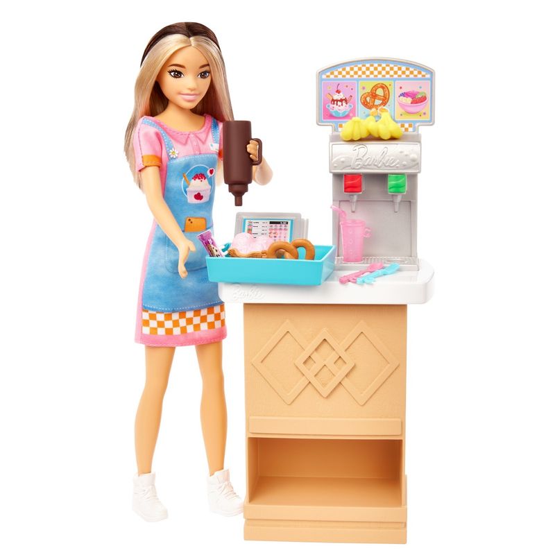 Jucarii, Copii si Bebe - Jucarii si jocuri - Papusi si accesorii - Papusi - Barbie papusa skipper first jobs snack bar - Infinity.ro