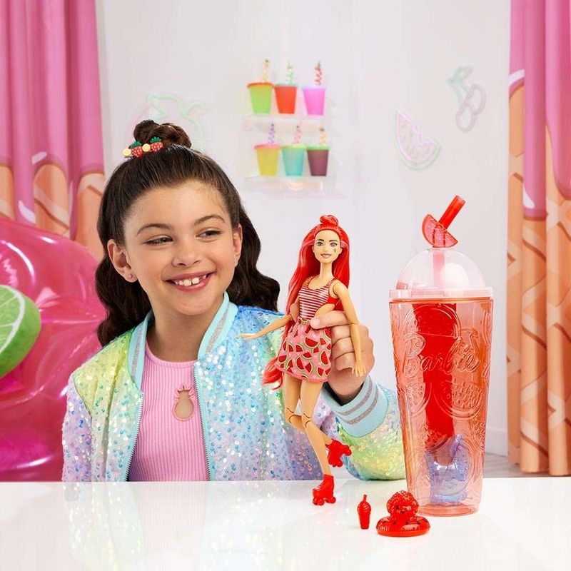 Jucarii, Copii si Bebe - Jucarii si jocuri - Papusi si accesorii - Papusi - Barbie pop reveal papusa Barbie watermelon - Infinity.ro