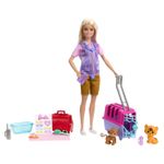 Jucarii, Copii si Bebe - Jucarii si jocuri - Papusi si accesorii - Papusi - Barbie you can be set papusa cu doua animalute din jungla - Infinity.ro