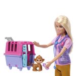 Jucarii, Copii si Bebe - Jucarii si jocuri - Papusi si accesorii - Papusi - Barbie you can be set papusa cu doua animalute din jungla - Infinity.ro