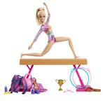 Jucarii, Copii si Bebe - Jucarii si jocuri - Papusi si accesorii - Papusi - Barbie papusa Barbie you can be gimnasta blonda roz - Infinity.ro