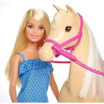 Jucarii, Copii si Bebe - Jucarii si jocuri - Papusi si accesorii - Papusi - Barbie set papusa cu cal - Infinity.ro