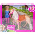 Jucarii, Copii si Bebe - Jucarii si jocuri - Papusi si accesorii - Papusi - Barbie set papusa cu cal - Infinity.ro