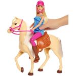 Jucarii, Copii si Bebe - Jucarii si jocuri - Papusi si accesorii - Papusi - Barbie set papusa cu cal - Infinity.ro