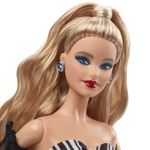 Jucarii, Copii si Bebe - Jucarii si jocuri - Papusi si accesorii - Papusi - Barbie signature aniversare 65 ani papusa Barbie cu rochie de bal alb negru - Infinity.ro