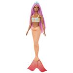 Jucarii, Copii si Bebe - Jucarii si jocuri - Papusi si accesorii - Papusi - Barbie dreamtropia papusa sirena cu parul roz si coada portocalie - Infinity.ro