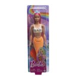 Jucarii, Copii si Bebe - Jucarii si jocuri - Papusi si accesorii - Papusi - Barbie dreamtropia papusa sirena cu parul roz si coada portocalie - Infinity.ro