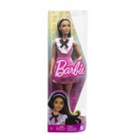 Jucarii, Copii si Bebe - Jucarii si jocuri - Papusi si accesorii - Papusi - Papusa Barbie fashionista bruneta cu bentita - Infinity.ro