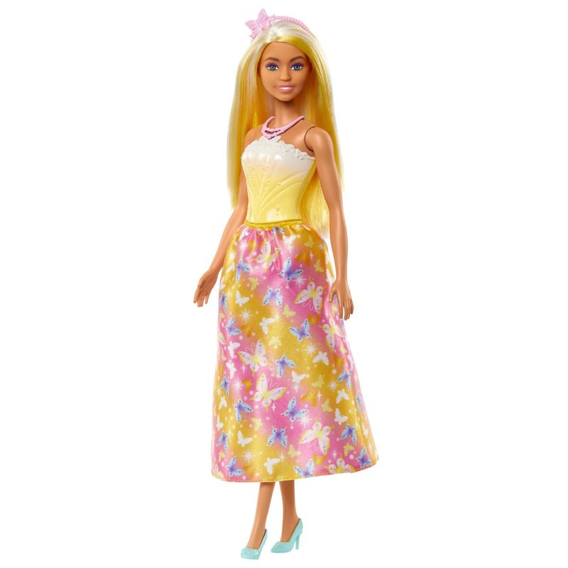 Jucarii, Copii si Bebe - Jucarii si jocuri - Papusi si accesorii - Papusi - Barbie papusa Barbie cu parul blond si galben - Infinity.ro