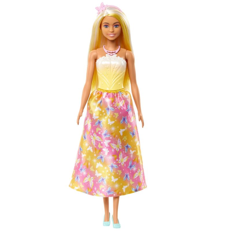 Jucarii, Copii si Bebe - Jucarii si jocuri - Papusi si accesorii - Papusi - Barbie papusa Barbie cu parul blond si galben - Infinity.ro