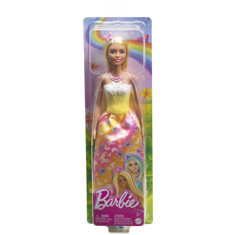 Jucarii, Copii si Bebe - Jucarii si jocuri - Papusi si accesorii - Papusi - Barbie papusa Barbie cu parul blond si galben - Infinity.ro
