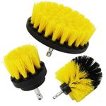 Auto si Moto - Intretinere auto - Produse curatare auto - Set 3 perii rotative din plastic, de curatat suprafete, covoare, cu adaptor, diferite marimi, pentru - Infinity.ro