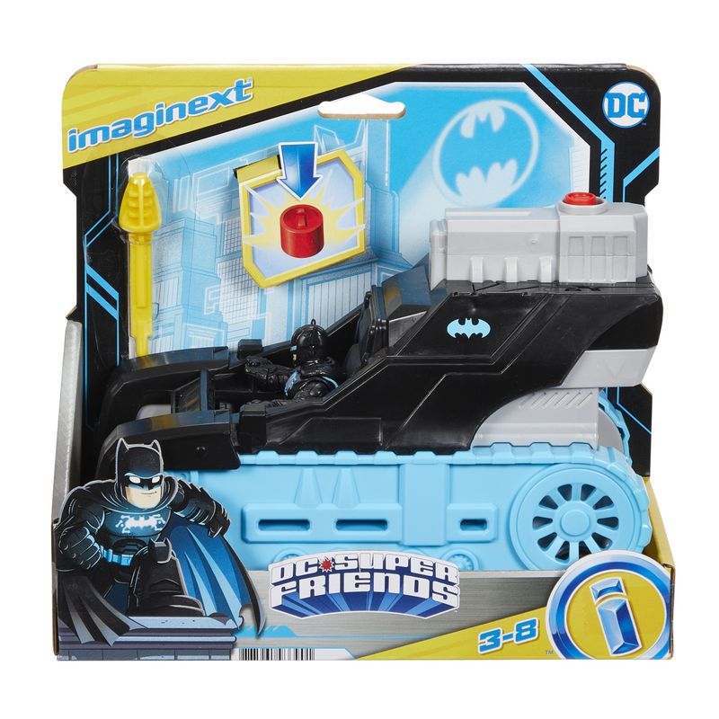 Jucarii, Copii si Bebe - Jucarii si jocuri - Vehicule si jucarii cu telecomanda - Masinute - Fisher price imaginext DC super friends vehicul cu figurina bat-tech - Infinity.ro